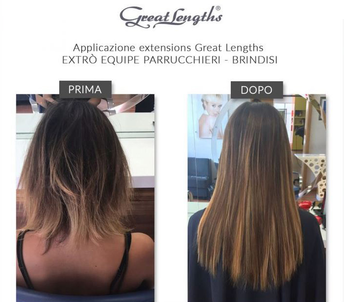 applicazione extension capelli